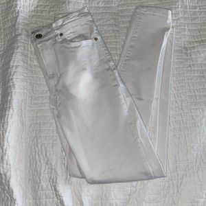 Celebrity Pink White High Rise Ankle Skinny Jeans